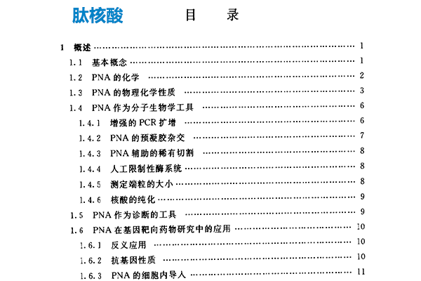 推薦電子書(shū)：《肽核酸》