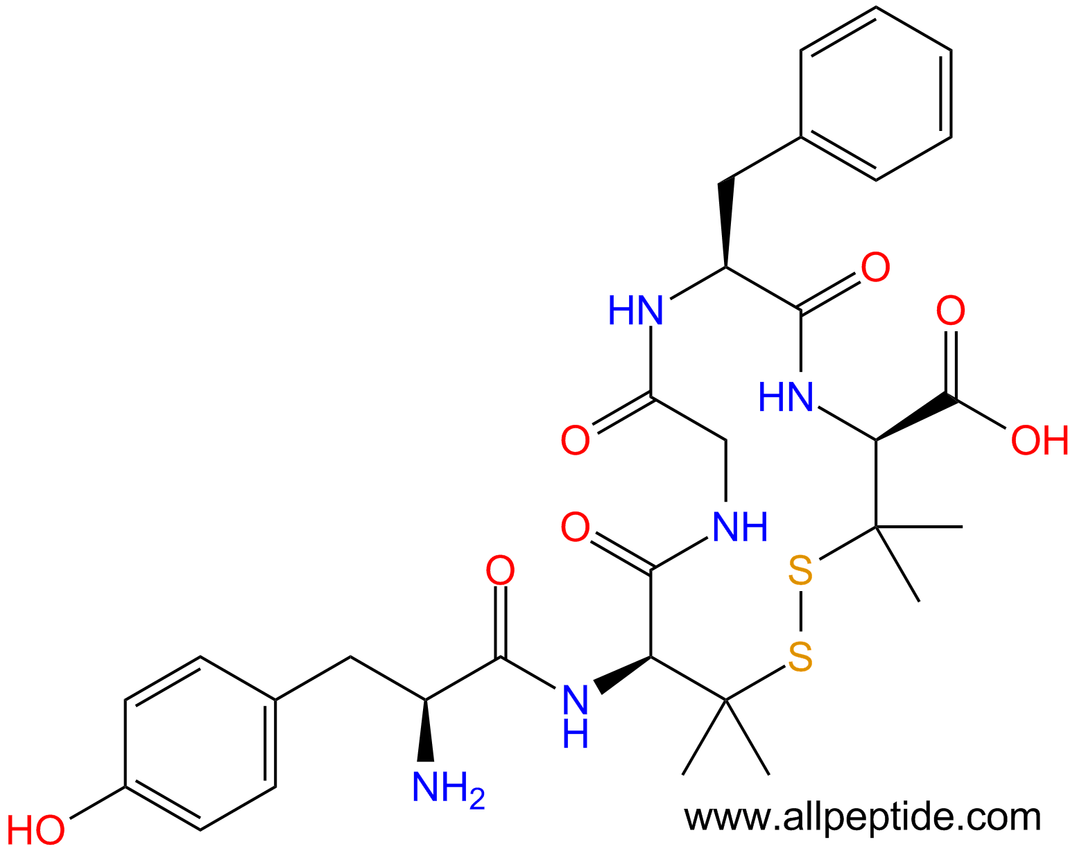 專肽生物產(chǎn)品五肽DPDPE88373-73-3