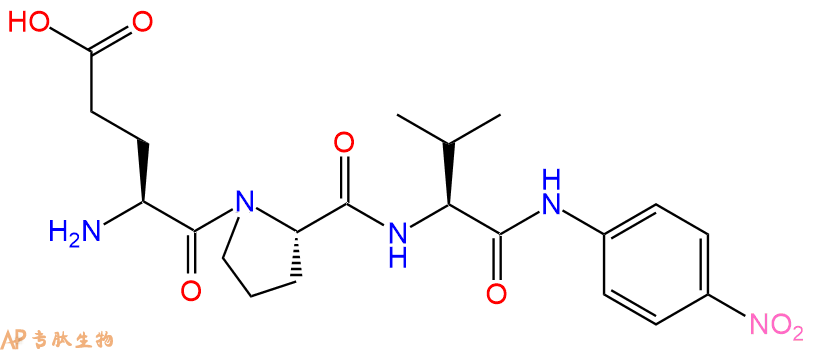 專肽生物產(chǎn)品標(biāo)記肽H-Glu-Pro-Val-對硝基苯胺86190-22-9
