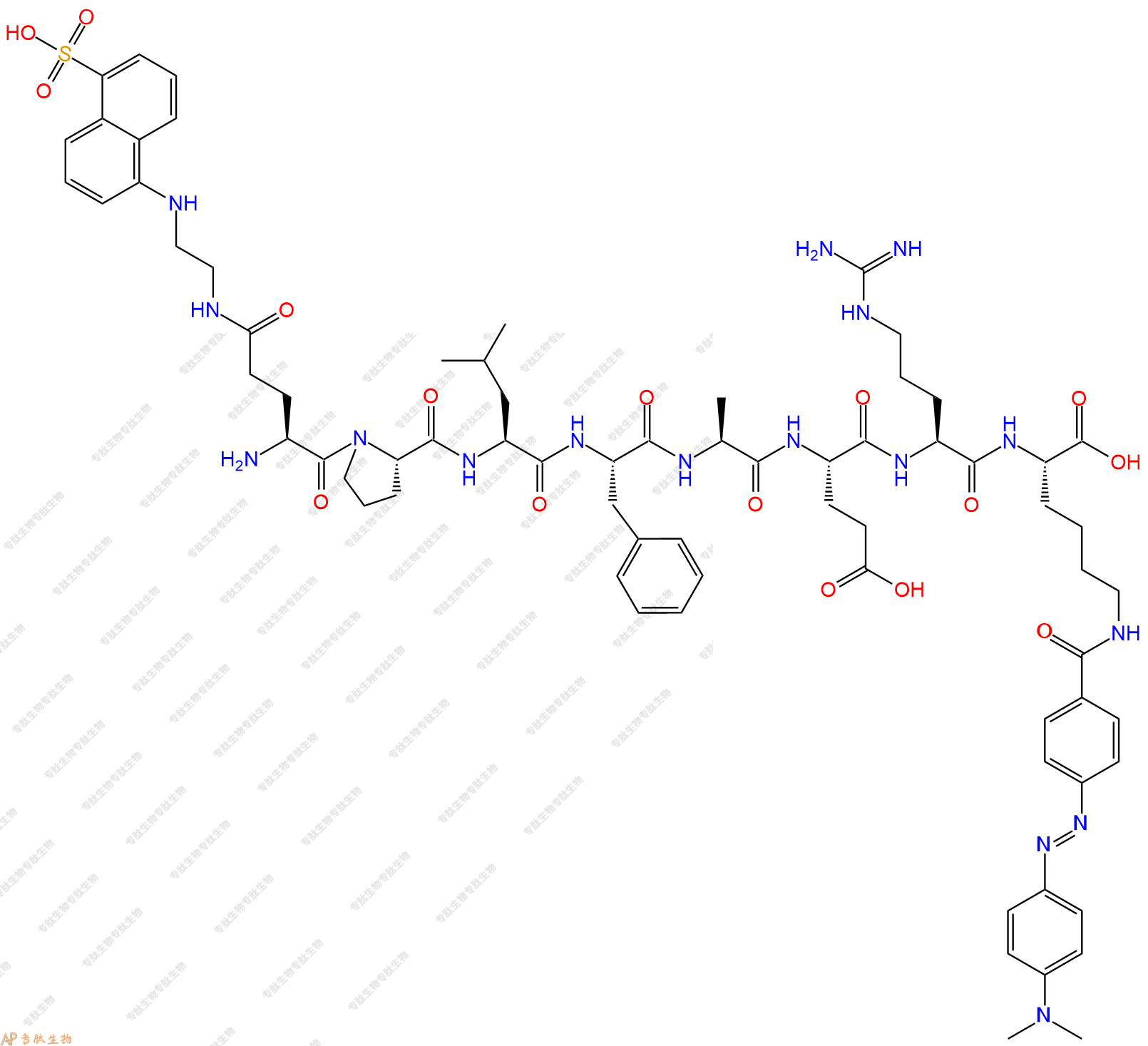 專肽生物產(chǎn)品鈣蛋白酶底物：Calpain-1 Substrate1914987-47-5