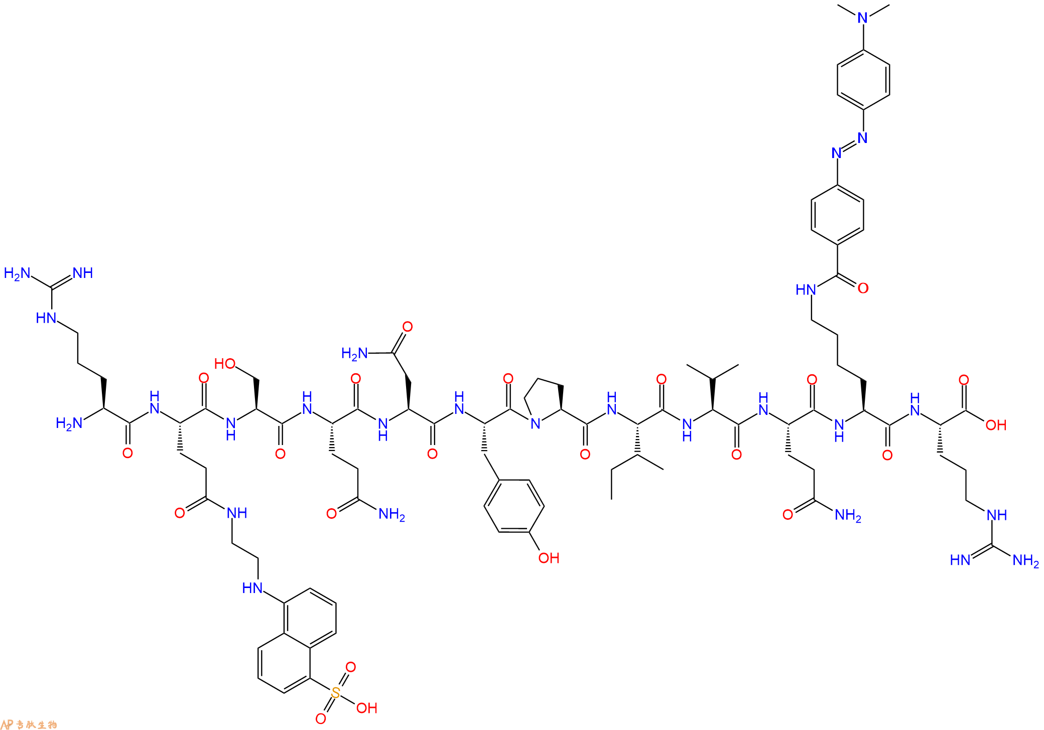 專肽生物產(chǎn)品HIV蛋白酶底物 1、HIV Protease Substrate 1