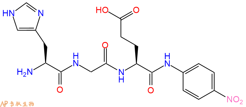 專肽生物產(chǎn)品三肽His-Gly-Glu-對硝基苯胺