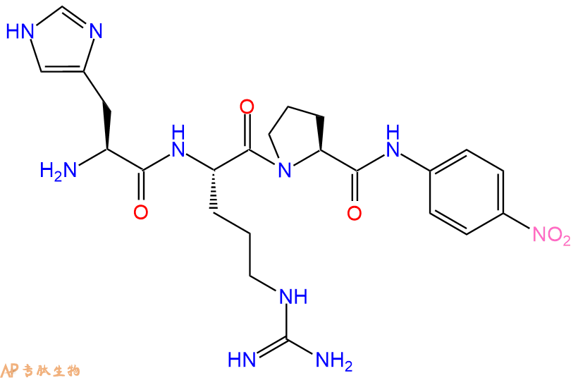 專肽生物產(chǎn)品三肽His-Arg-Pro-對硝基苯胺