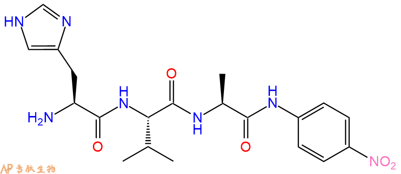 專肽生物產(chǎn)品三肽His-Val-Ala-對硝基苯胺