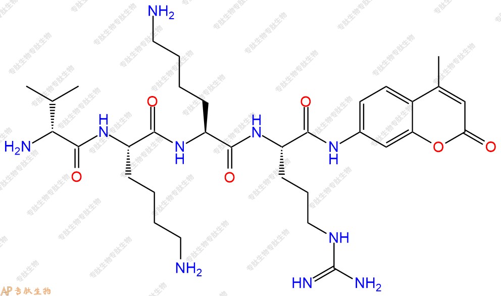 專肽生物產(chǎn)品D-Val-Lys-Lys-Arg-AMC