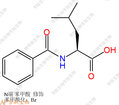 專肽生物產(chǎn)品Benzoyl-Leu-COOH
