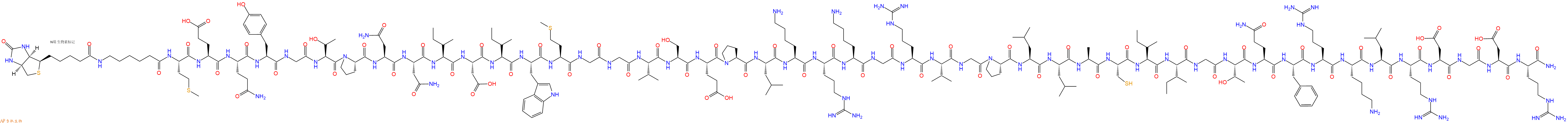 專肽生物產(chǎn)品Biotinyl-Ahx-Met-Glu-Gln-Tyr-Gly-Thr-Pro-Asn-Asn-Ile-Asp-Ile-Trp-Met-Gly-Gly-Val-Ser-Glu-Pro-Leu-Lys-Arg-Lys-Gly-Arg-Val-Gly-Pro-Leu-Leu-Ala-Cys-Ile-Ile-Gly-Thr-Gln-Phe-Arg-Lys-Leu-Arg-Asp-Gly-Asp-Arg-CONH2