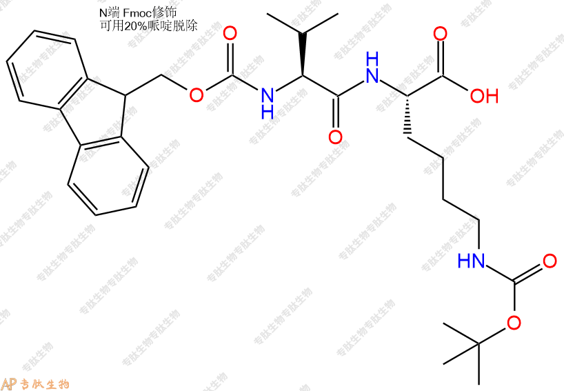 專肽生物產(chǎn)品Fmoc-Val-Lys(Boc)-OH